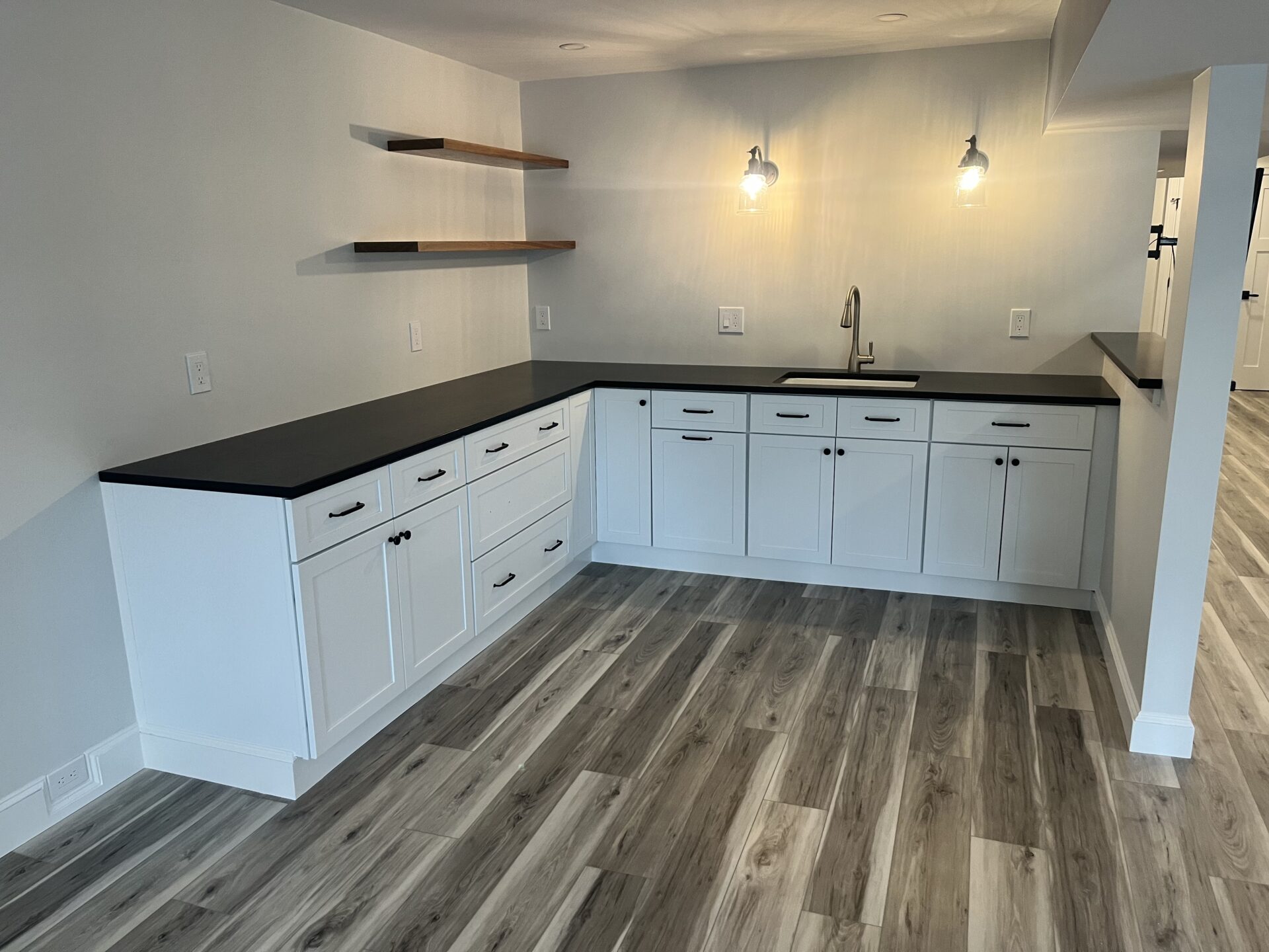 basement kitchenette